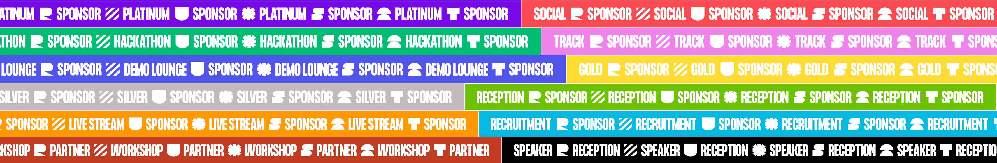 Rust Nation UK identity stripes