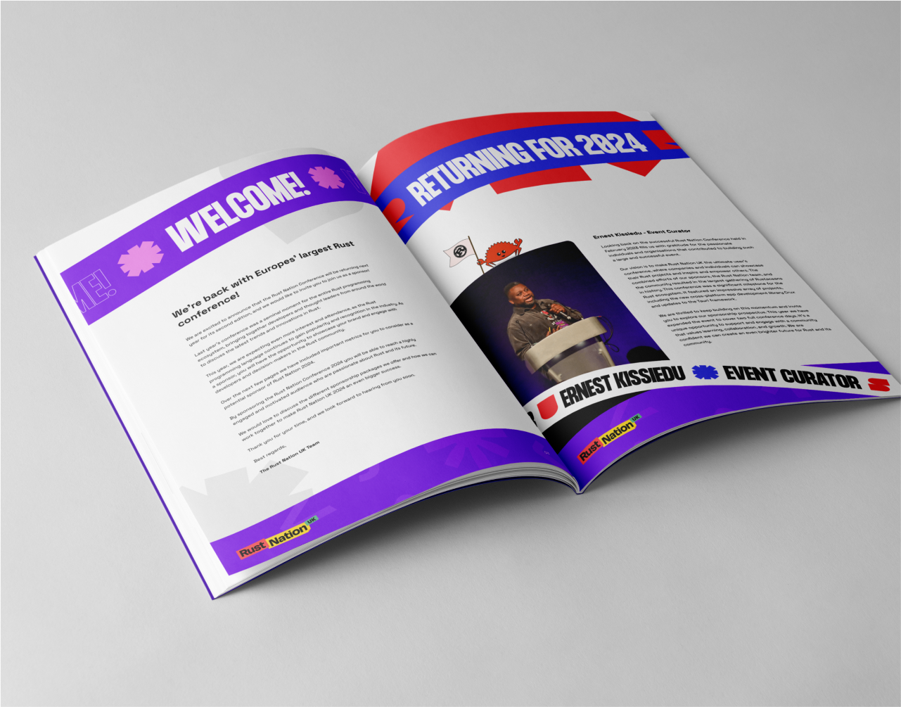 Rust Nation UK event programme